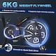 image 4 of HOMCOM Indoor Stationary Exercise Bike 6kg Flywheel Fitness Cardio Workout Bke Trainer for Home Gym w Adjustable Resistance LCD Monitor Pad and Bottle Holder Black