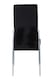 image 4 of Interiors By Premier Black Velvet High Back Dining Chair,Kitchen Chair With High Back,Chrome Finish Lounge Chair,Outdoor Chair | Black