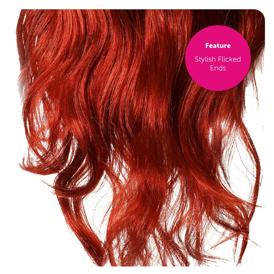 image 1 of Ladies Ginger Flick Wig – 70s Style Fancy Dress Hairpiece for Retro Costumes N/A | One Size