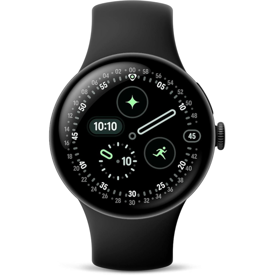 image 1 of Google Pixel Watch 4 41mm LTE Android Smartwatch Matte Black Aluminium