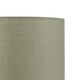 image 5 of Set of 2 Sage Green Textured Cotton 17cm Table Lamp Shades Green