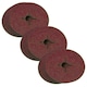 image 1 of 115mm Fibre Sanding Discs 60 Grit Medium Disc For 4-1/2" Backing Pad 30 Pack