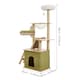 image 5 of Living and Home Cat Tower Set with Scratching Board | Green