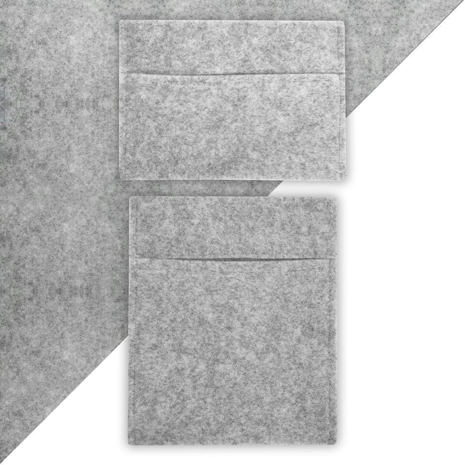 image 1 of Van Carpet Lining & Storage Pouches - Silver Grey Grey
