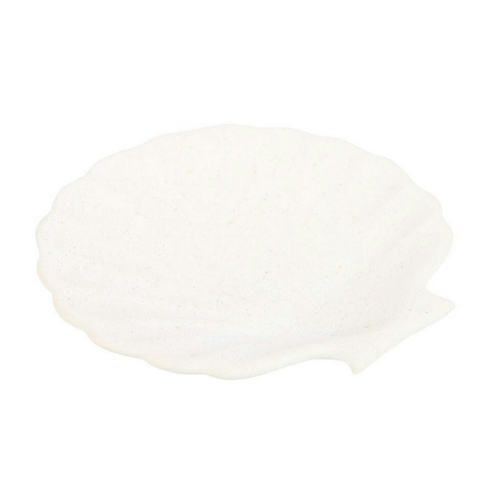 image 1 of Something Different Scallop Incense Holder - Off White - One Size