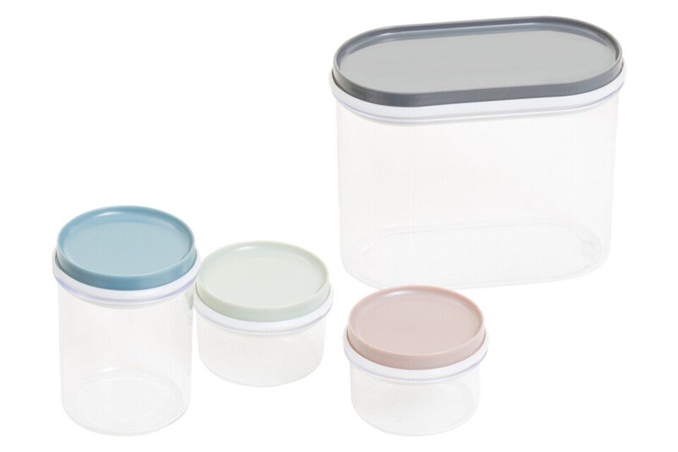 image 1 of Romm 4 Piece Storage Container Set