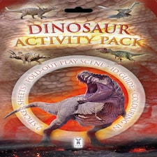 Activity Pack Dinosaurs - CARDS - 18D Kids Activity & Sticker - Fine Feather (GBS / Bounce) - 9781908489562