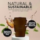 image 4 of Ecoffee Cup 8oz 240ml Reusable Eco-Friendly 100% Plant Based Coffee Cup with Silicone Lid & Sleeve - Melamine Free Travel Mug N/A | Spooky Action At A Distance