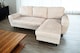 image 2 of Sienna 3 Seater Left Hand Facing Storage Sofa Bed in Grey, Silver or Beige | Cream | One Size