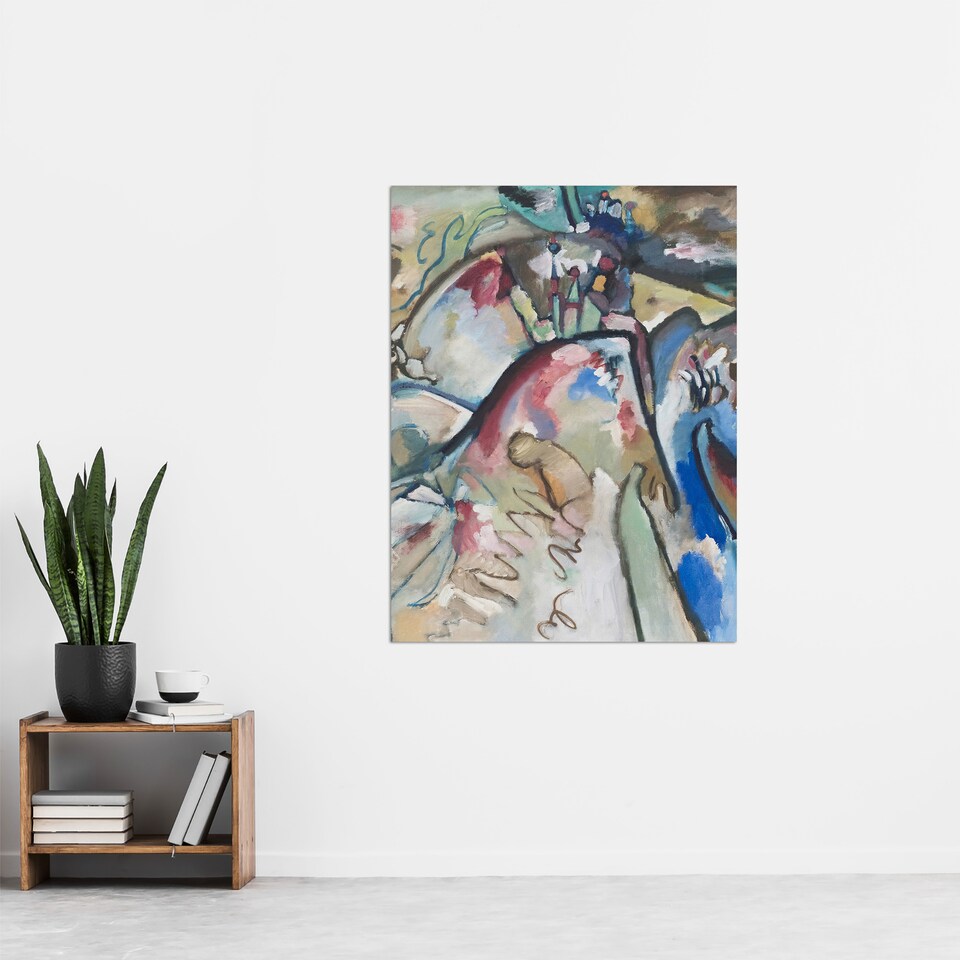 image 1 of Improvisation 21A Abstract Landscape Kandinsky Huge Wall Art Poster Print 24X32"