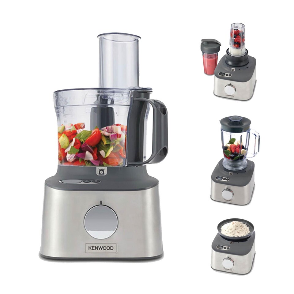 image 1 of Kenwood 800W MultiPro Compact+ 5-in-1  Food Processor with Weighing Stainless Steel
