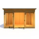 image 2 of Lela 12x8 Summerhouse - L282.1 x W371.4 x H227.5 cm Brown