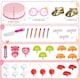 image 2 of Baby Doll Birthday Clothes Set Pretend Play Cake Cutting and Decorating Accessories for 12-16 inch Dolls doll not included