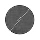 image 2 of Round BBQ Floor Protection Mat | Black