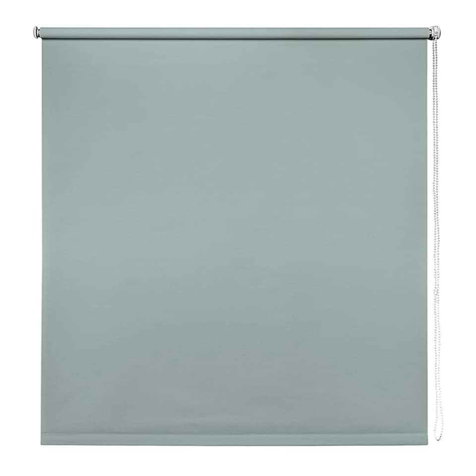 image 1 of 75cm Duck Egg Blue Trimmable Thermal Blackout Roller Blinds Grey | Grey