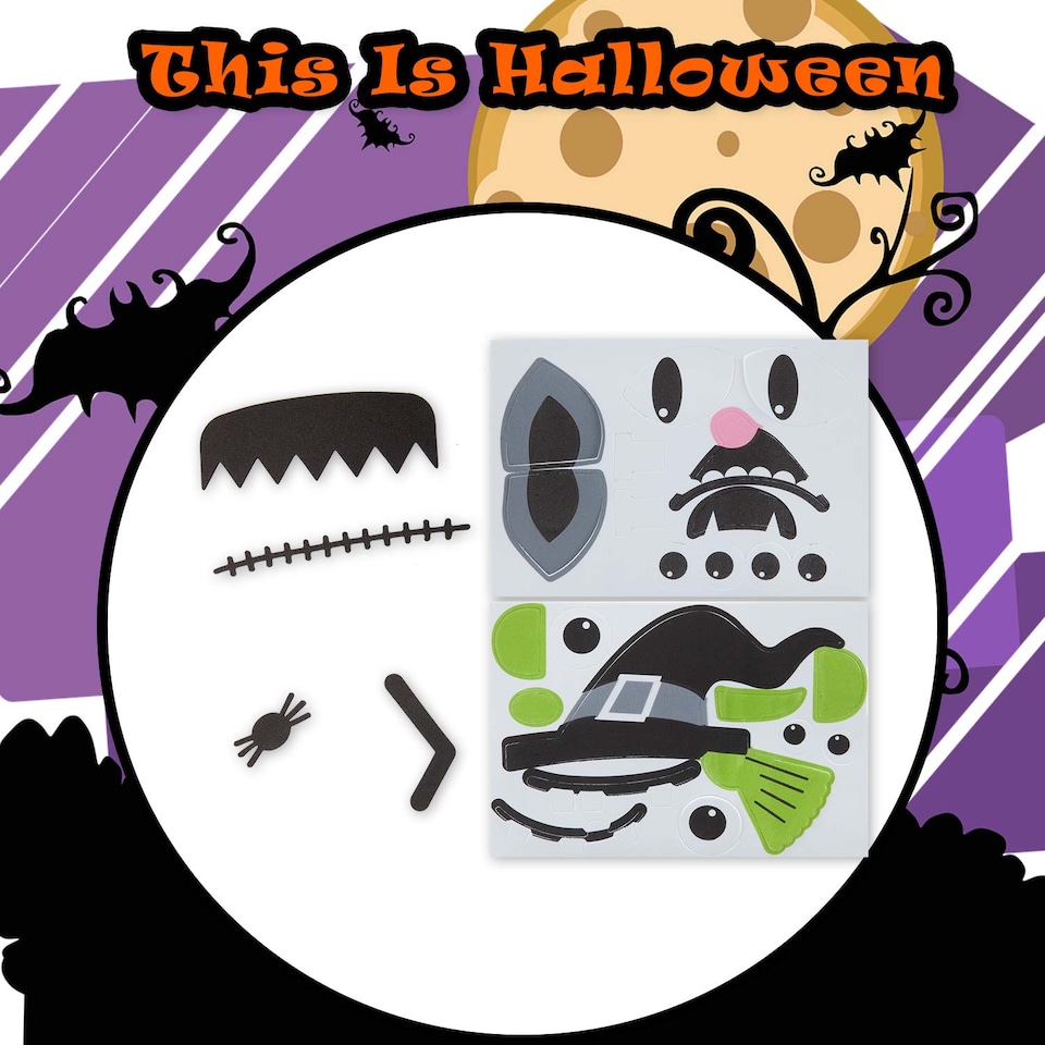 image 1 of PMS Pumpkin Decoration Kit - 4 Decorate-Your-Own Pumpkin Faces