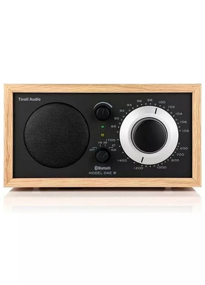 image 1 of Tivoli Audio Model One Bluetooth Table Radio AM FM Oak Black