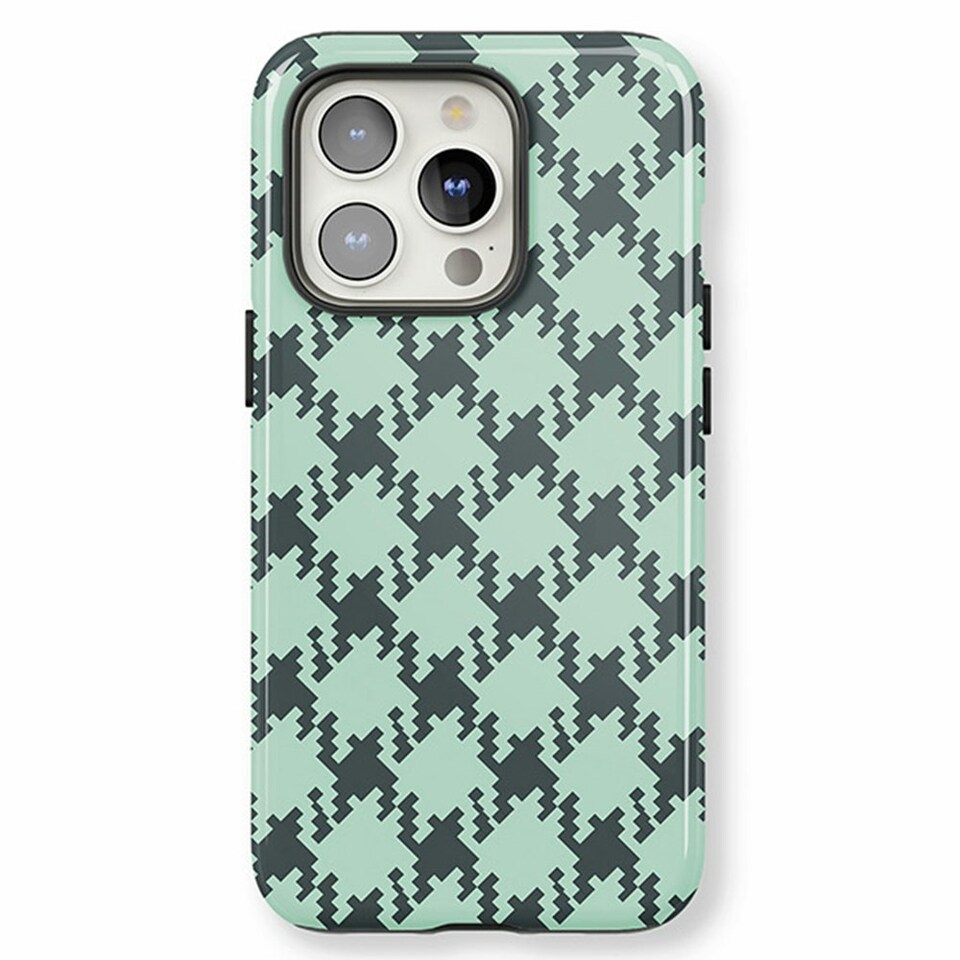 image 1 of Green Check Phone Case | Green | Galaxy S25 Ultra
Tough | Galaxy S25 Ultra
Tough