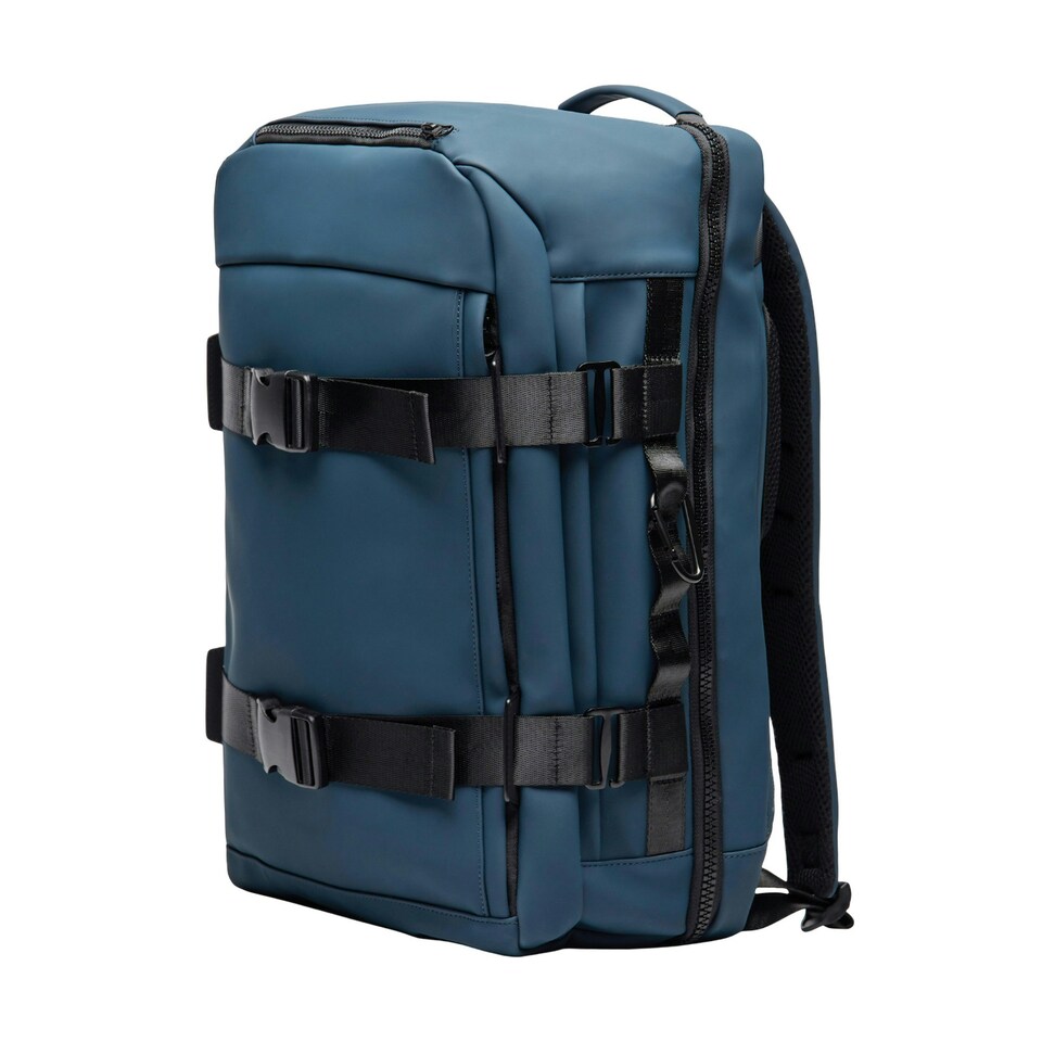 image 1 of Vinga Baltimore Explorer Recycled Backpack - Navy - One Size Blue