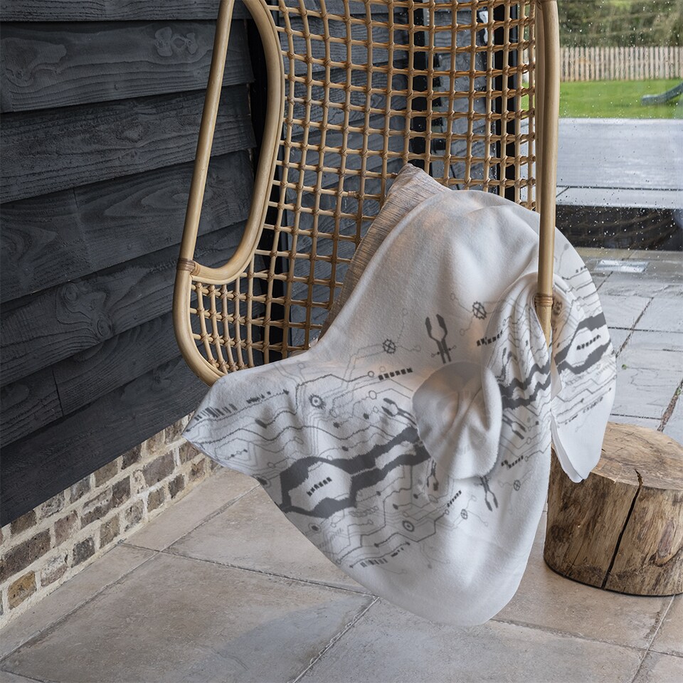 image 1 of Concept With Various Technology Elements Blanket | Multi