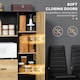 image 5 of HOMCOM Kitchen Storage Cabinet Cupboard w/ Adjustable Shelves