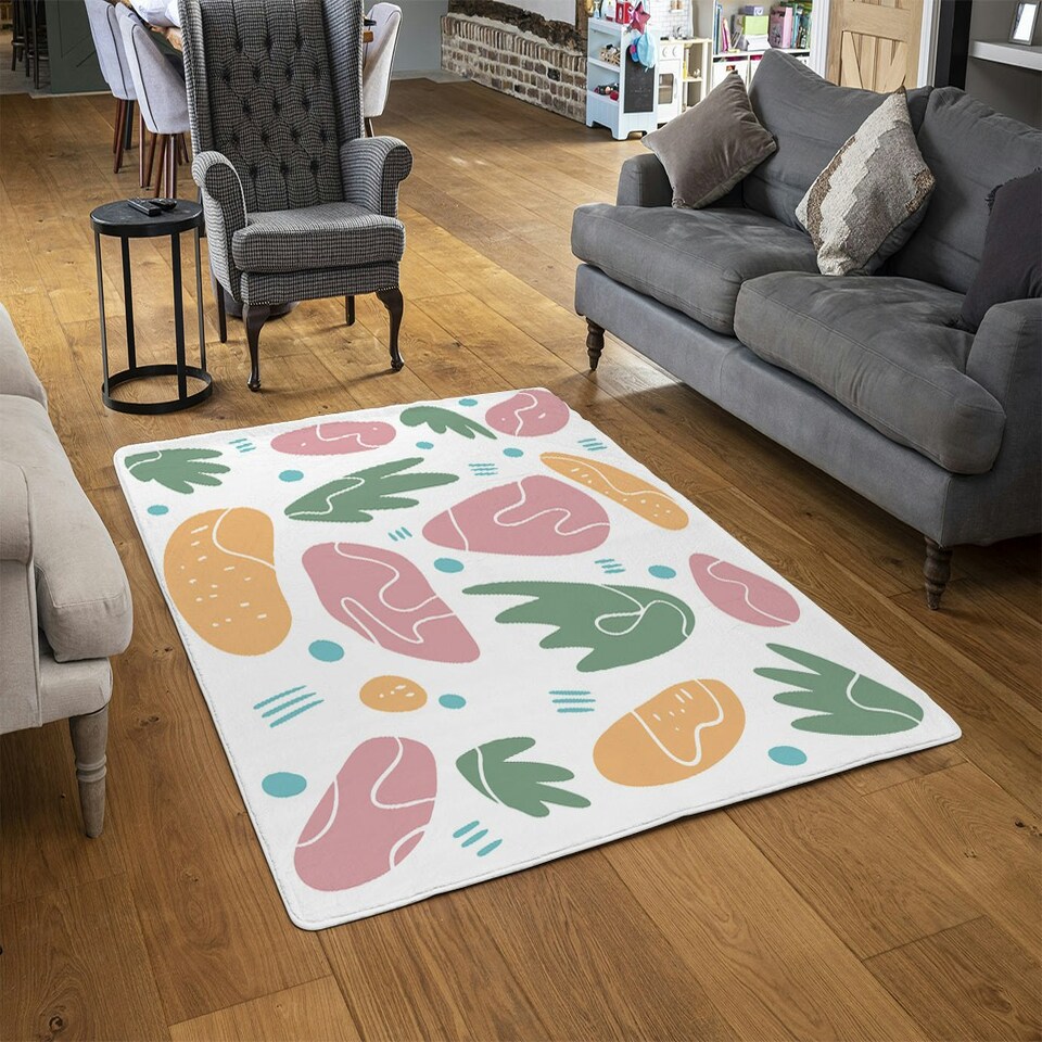 image 1 of Abstract nature illustrations (Rug) | Multi | XL