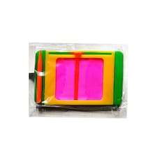 Unique Party Erasable Writing Board - Yellow/Green/Pink - One Size