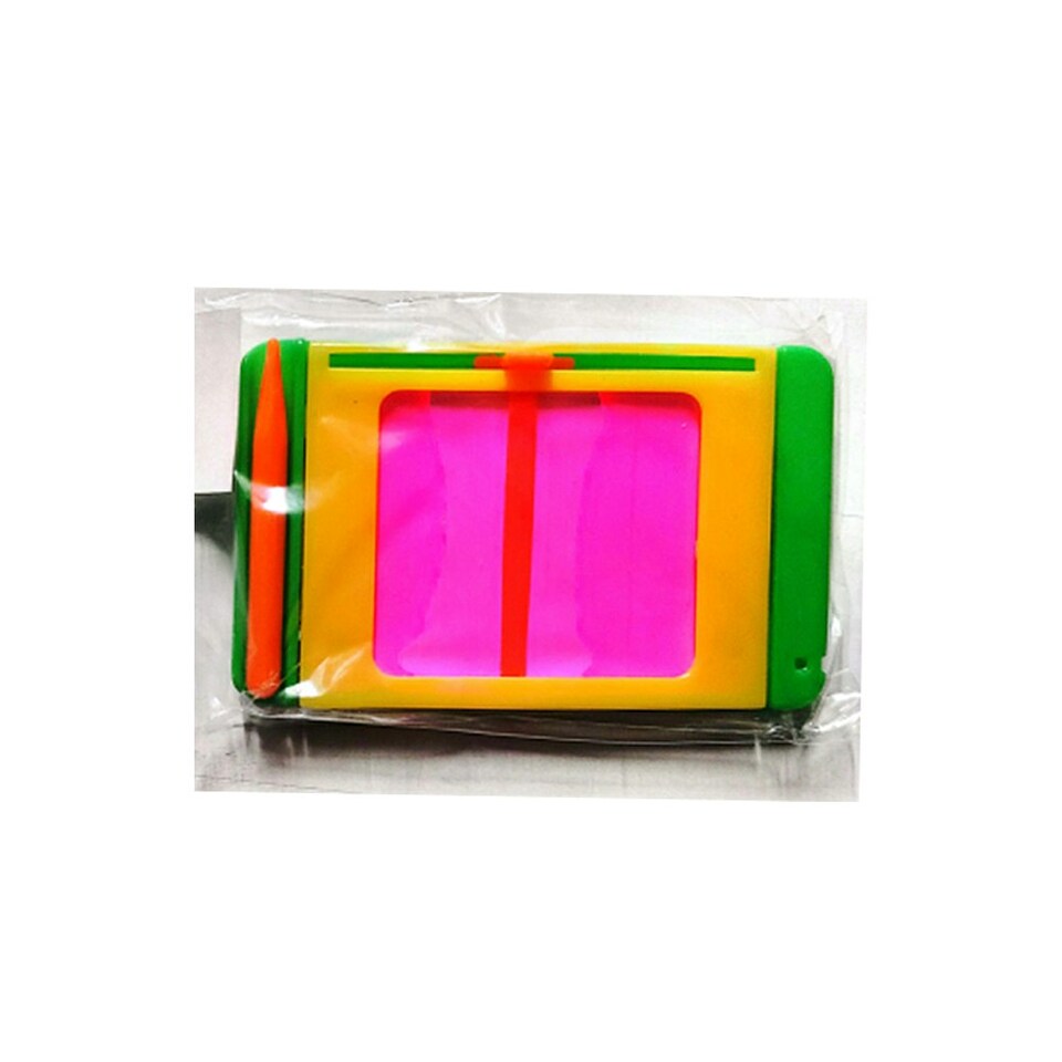 Unique Party Erasable Writing Board - Yellow/Green/Pink - One Size