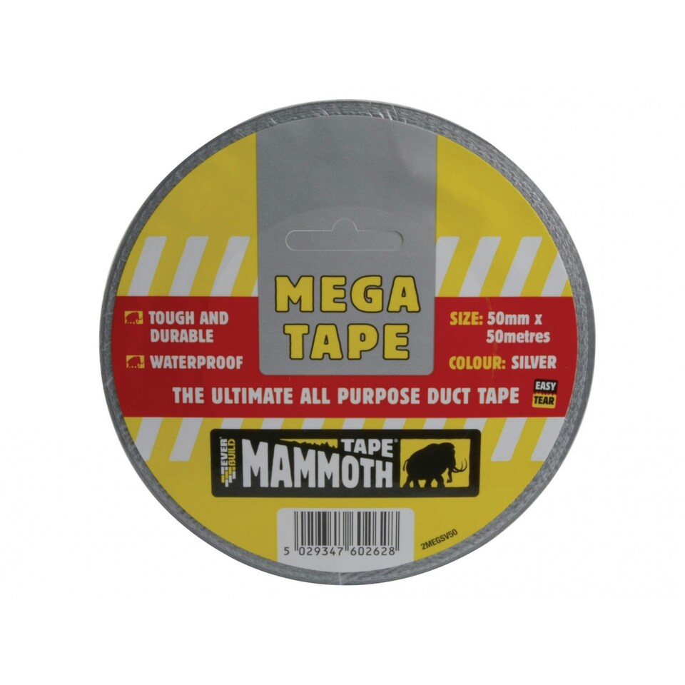 Everbuild Sika Mega All Purpose Tape - Silver - Silver