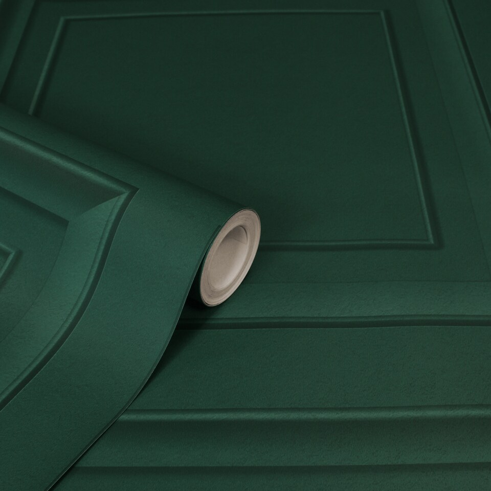 image 1 of Fine Decor FD43469 Distinctive Square Panel, Emerald