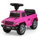 image 1 of COSTWAY Kids Ride on Push Car Licensed Jeep Push Along Car