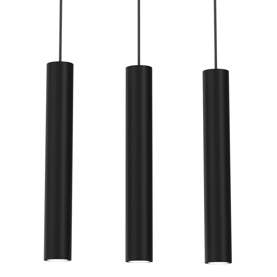 image 1 of Milagro Pendant Lamp Hudson Black 3XGU10