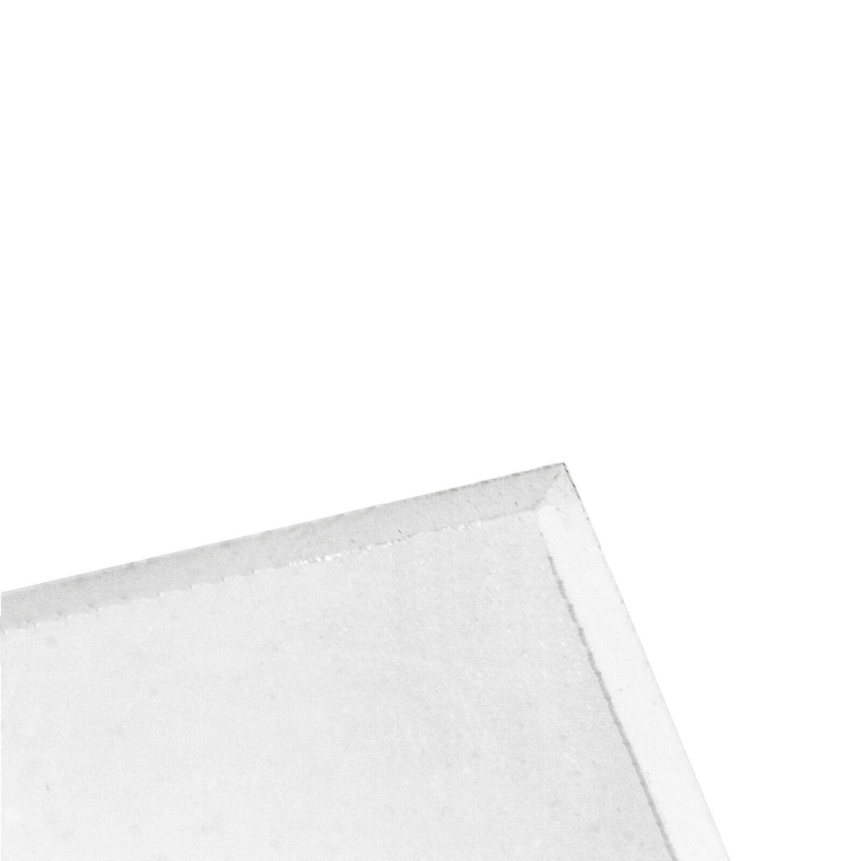 image 1 of SPARES2GO Universal Fridge Shelf Crisper Cover Clear Cut to Size 520mm x 350mm