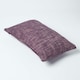 image 3 of Homescapes Nirvana Cotton Mauve Rectangular Cushion Cover - 30 x 50 cm | Purple | Mauve | 30 x 50 cm