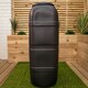 image 4 of Strata Slim Space Saver Water Butt 100L With Lid & Tap Carry Handles in Black
