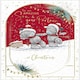 image 1 of Bears Walking Hand In Hand Son And Partner Christmas Card