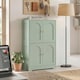 image 8 of HOMCOM 110cm Kitchen Cupboard with 4 Arched Doors and 2 Adjustable Shelves