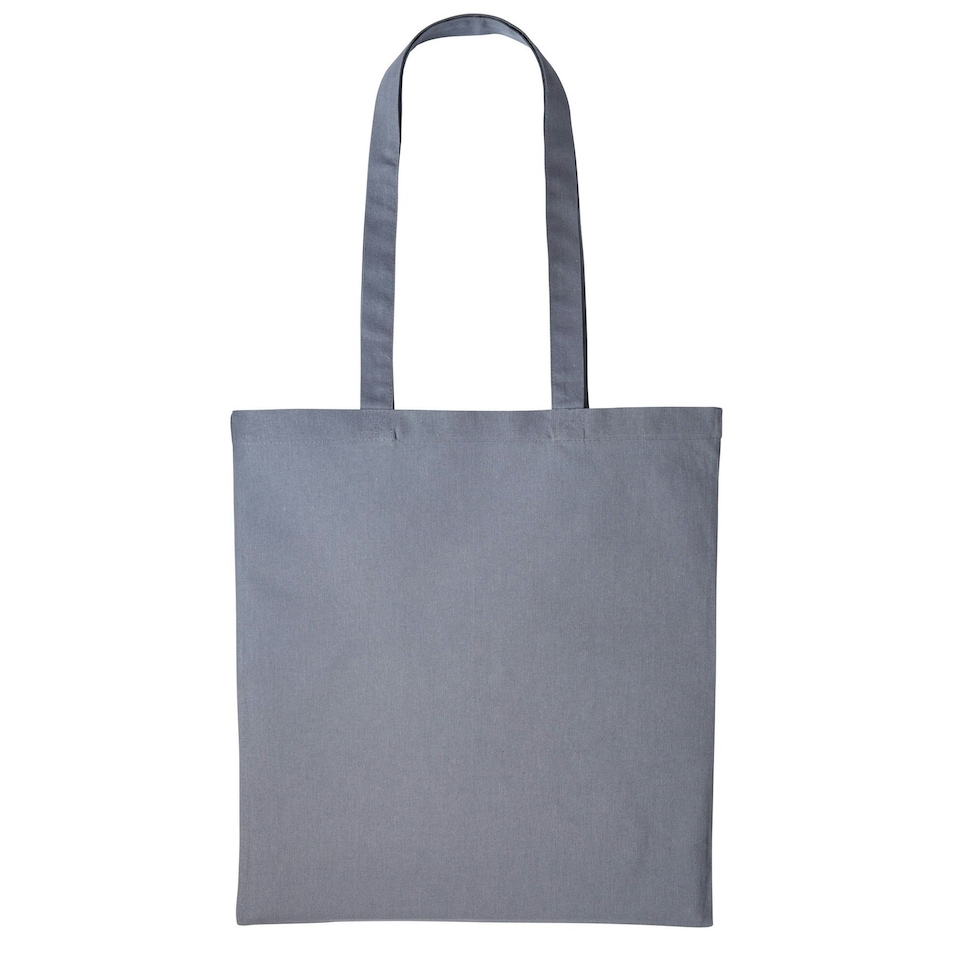 Nutshell Plain Strong Shoulder Shopper Bag - Steel Mid Grey - One Size