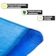 image 2 of Pegdev Blue Windbreaker Shade Netting Professional UV Stabilised Polyethylene 30m