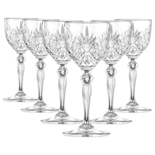 RCR Crystal Melodia Nick & Nora Glasses - 140ml - Pack of 6