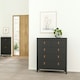 image 8 of Barcelona 3 Piece Bundle, Bedside, Chest and 3 Door Wardrobe in Matt Black