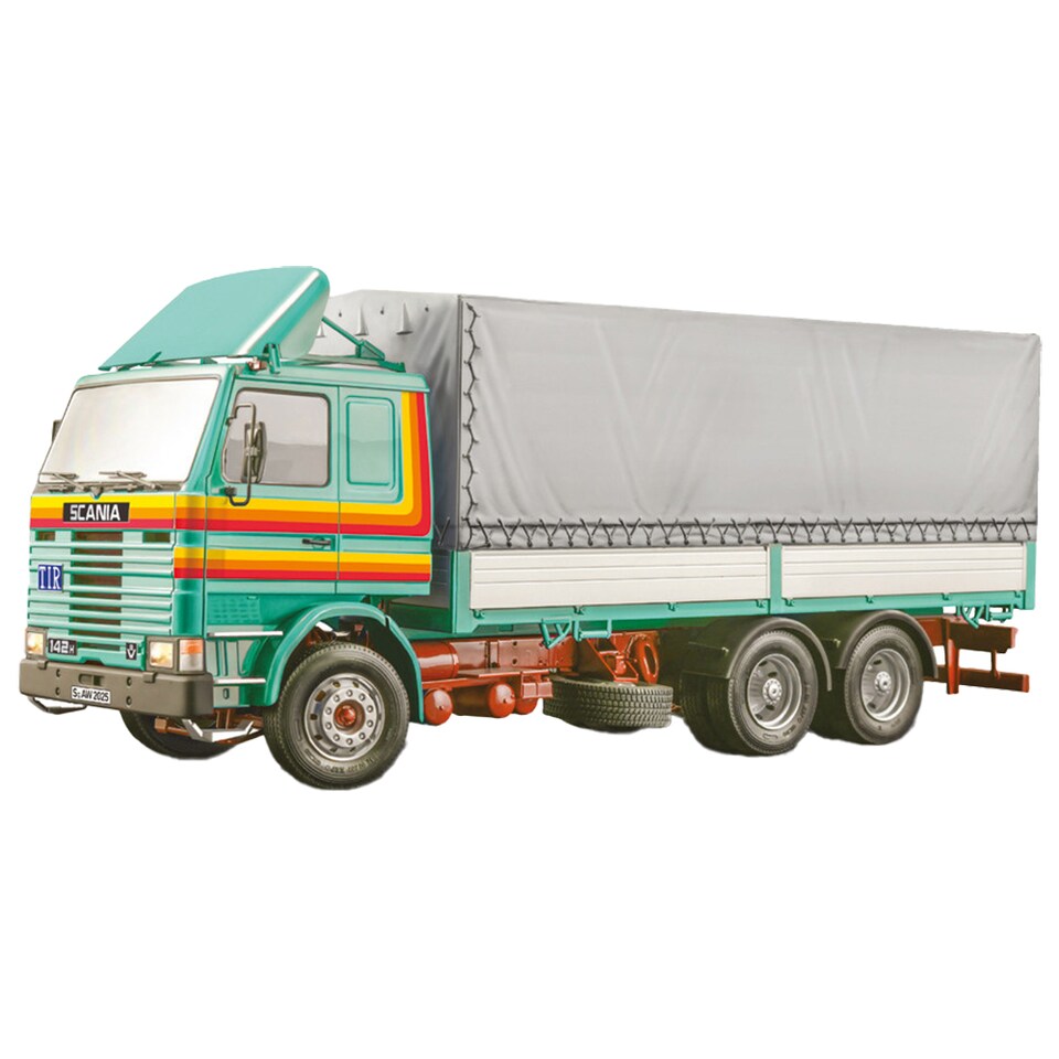 image 1 of Italeri Scania 142H 6x2 Canvas Truck Model Kit Scale 1-24