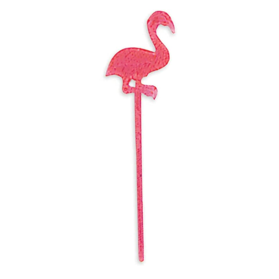 image 1 of Unique Party Flamingo Luau/Beach Party Party Picks (Pack of 24) - Pink - One Size