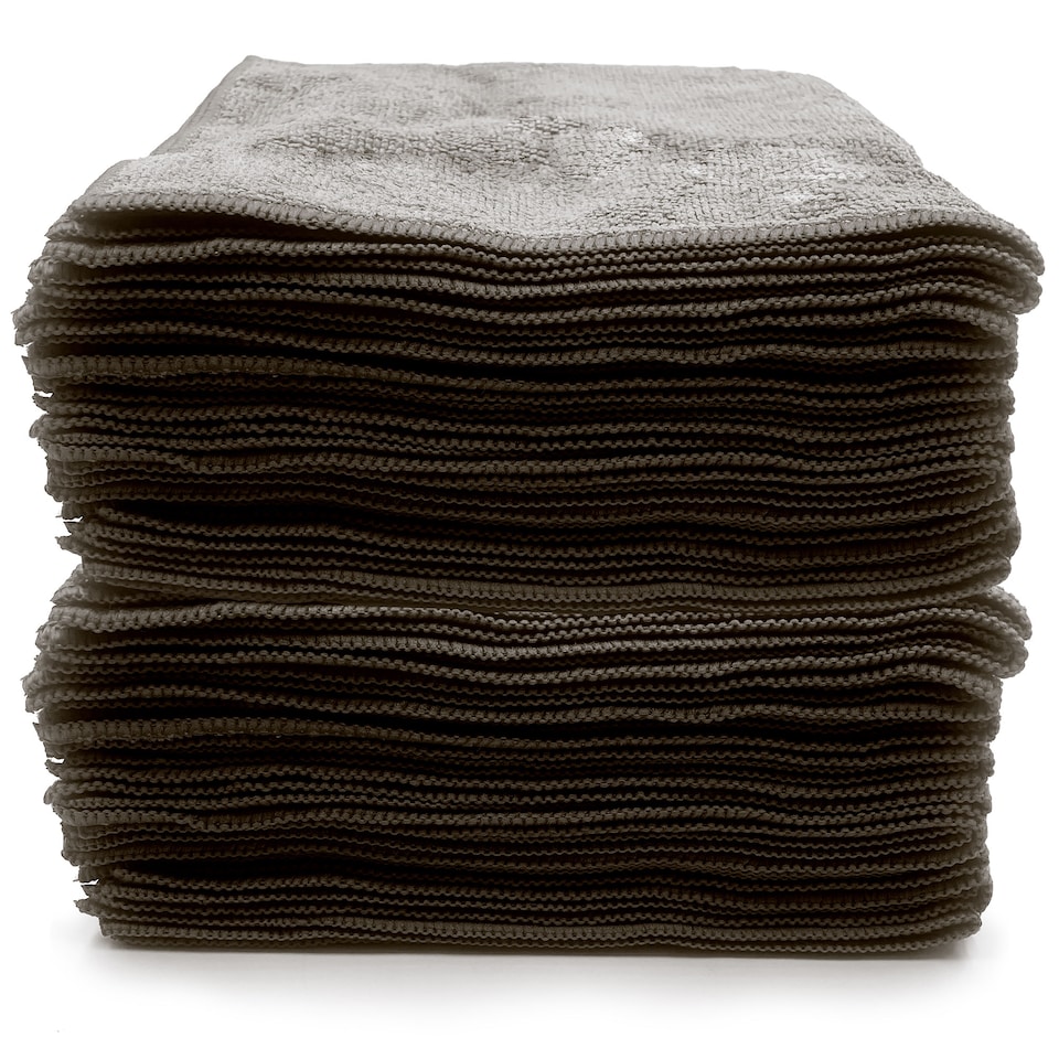image 1 of Microfibre Cleaning Cloth 40x40cm Super Absorbent Lint Free Microfiber Cloths Cleaning for Home, Kitchen, Mirrors, Car - Pack of 20