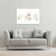 image 2 of blue, white, beige watercolor illustration & elements (Canvas Print) 114 x 77 x 4cm