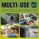 image 3 of 30m Garden Hose Pipe Reel Reinforced Tough Outdoor Water Hosepipe Metre Green Strong Durable
