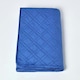 image 2 of Homescapes Navy Blue Paragon Diamond Geometric Velvet Bedspread - 200 x 200 cm | Blue | 1
