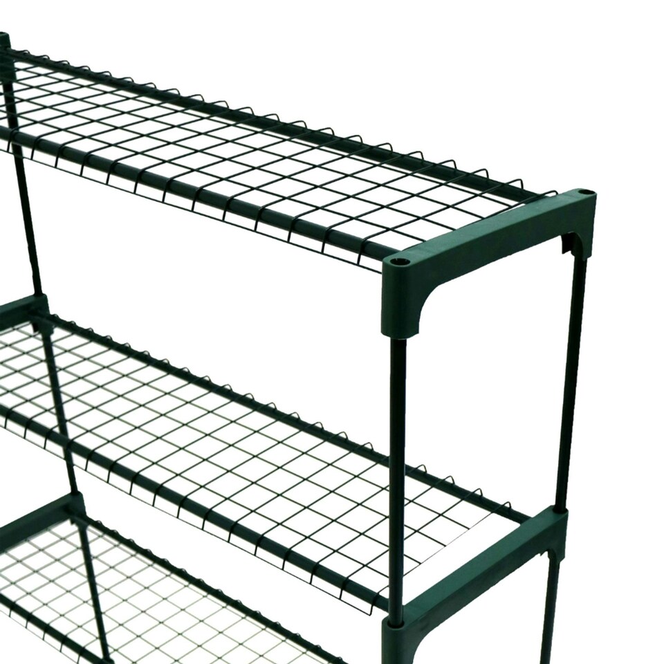 image 1 of Oypla Flower Staging Display Greenhouse Racking Shelving