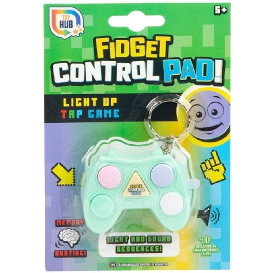 image 1 of Toy Hub Fidget Control Pad Memory Keychain Game