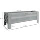 image 3 of Outsunny Wooden Garden Raised Bed Planter Grow Containers Pot, 100x36.5x36cm Grey